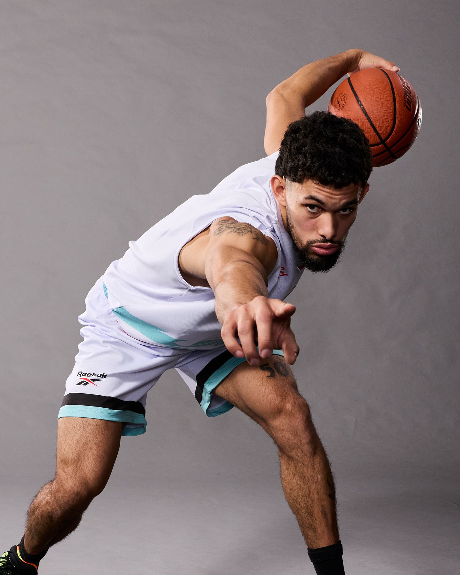 Isaiah Rivera — action shot